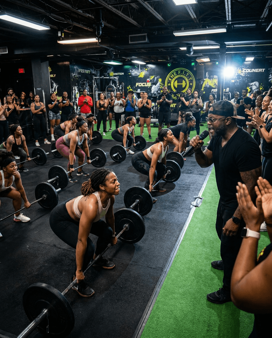 FITT PIT athletes on the floor — Night 1